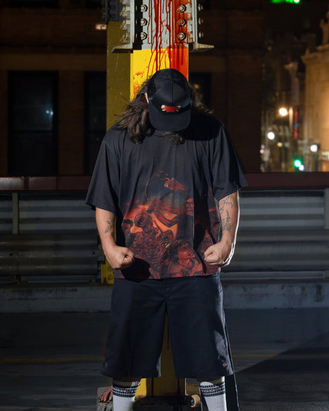 Creature tee shirt Cannibal Corpse Black