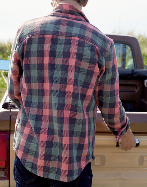 Outerknown Men's Blanket Shirt Astrodust Balboa Check 1310205ABH