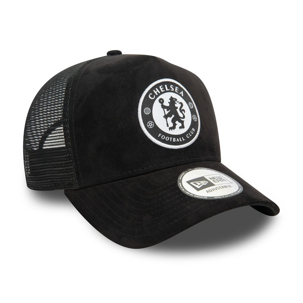 New Era E-Frame Trucker Chelsea Suede Black One size 60564701