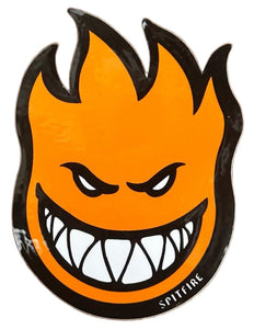 Spitfire Logo Stickers Fireball (Bighead) Small Orange