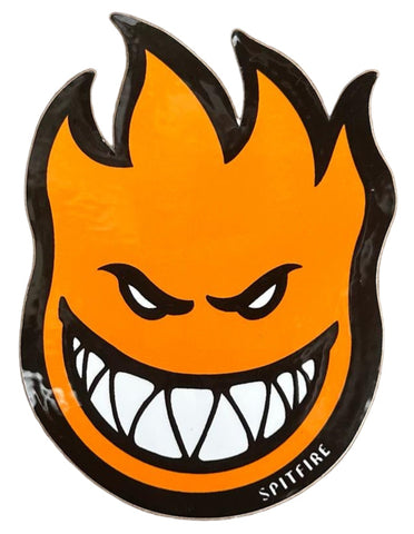 Spitfire Logo Stickers Fireball (Bighead) Small Orange