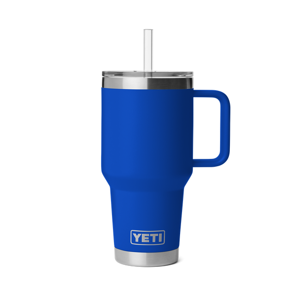 Yeti Rambler Straw Mug Insulated Royal Blue 35oz - 1L