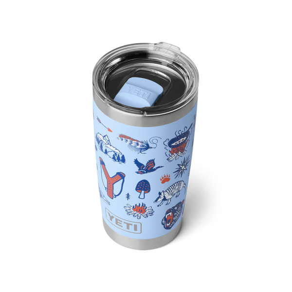 Yeti Rambler Tumbler Insulated Big Sky Summer Camp 20oz - 591ml