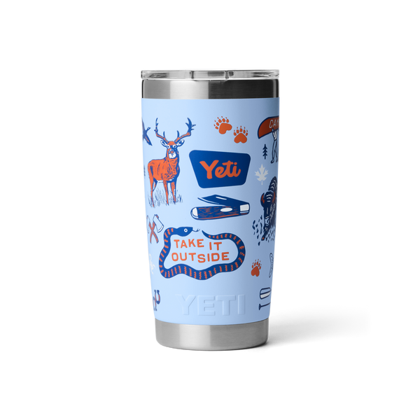 Yeti Rambler Tumbler Insulated Big Sky Summer Camp 20oz - 591ml