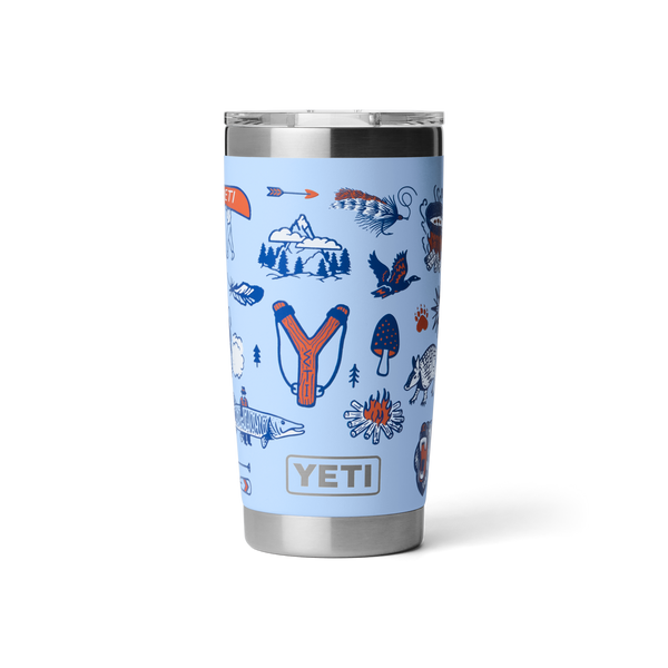 Yeti Rambler Tumbler Insulated Big Sky Summer Camp 20oz - 591ml