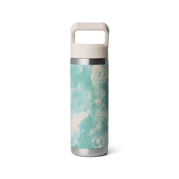 Yeti Rambler Straw Bottle Insulated Sea View 18oz - 532ml