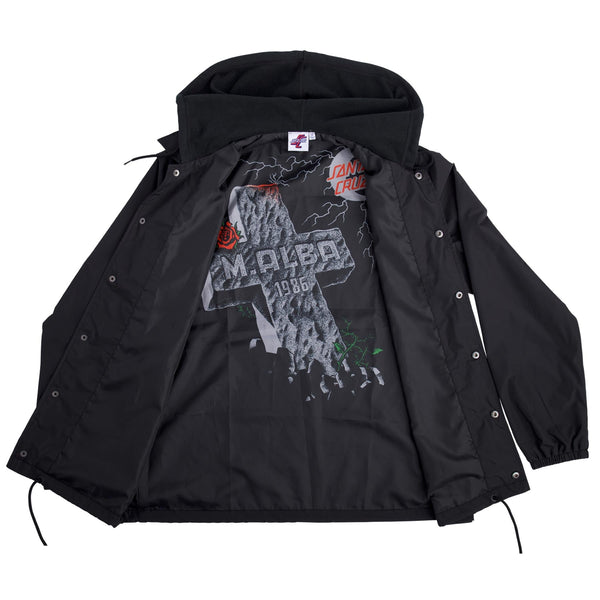 Santa Cruz Jacket Malba Tombstone Black Large Sample 50% off