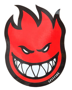 Spitfire Logo Stickers Fireball (Bighead) Large Red