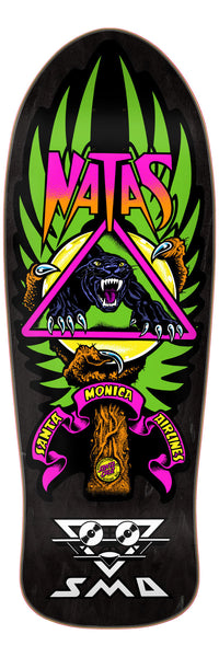 Santa Cruz skateboard deck Reissue Natas Panther Lenticular black 10.538"
