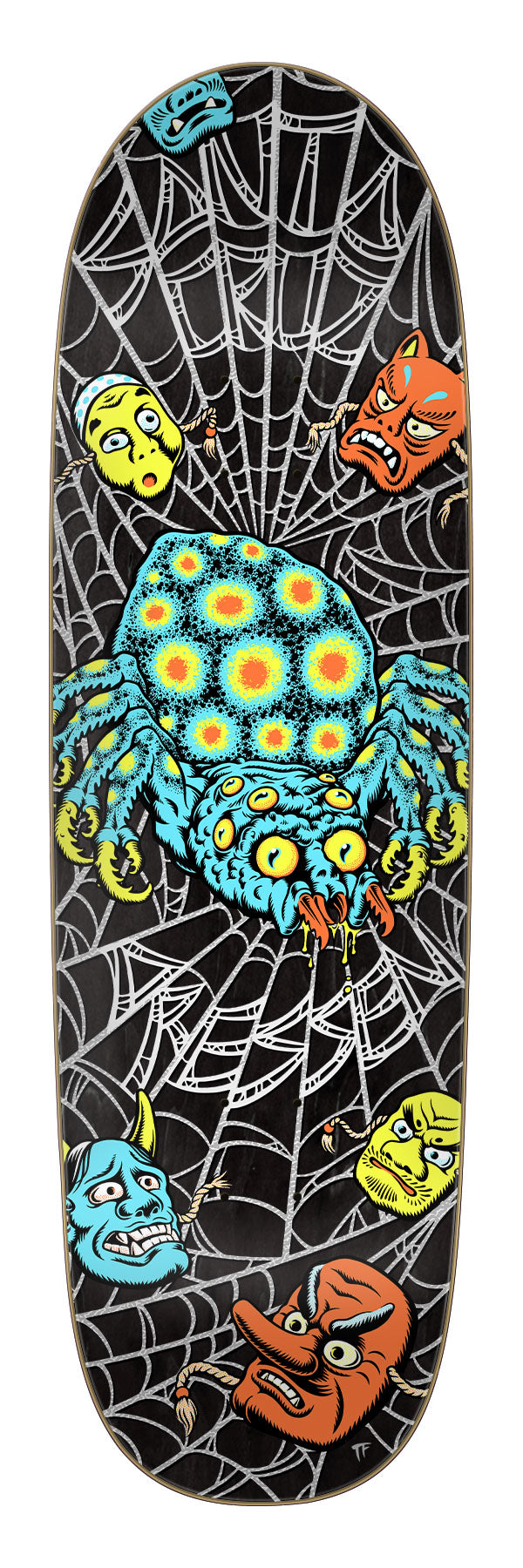 Santa Cruz skateboard deck Dressen Spider Black 9.25"