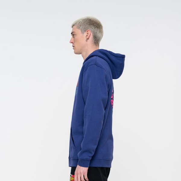 Santa Cruz  Speed Wheels Scream Zip Hood Navy Blue Sample 50% OFF