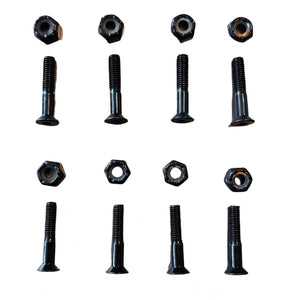 Skateboard bolts 1" - sold by 4