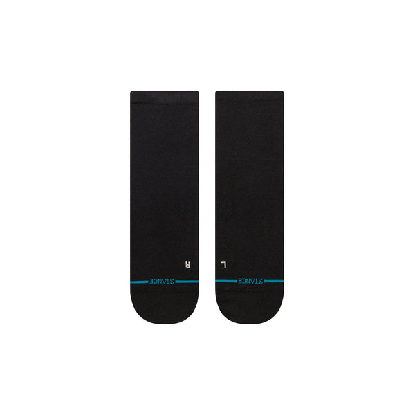 Stance Socks Staggered Ultra Light Quarter Black