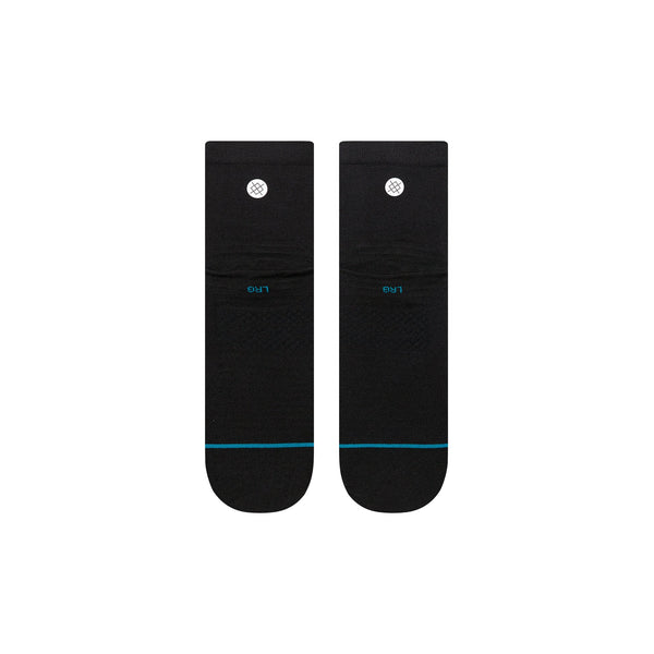 Stance Socks Staggered Ultra Light Quarter Black