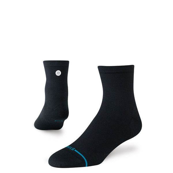 Stance Socks Staggered Ultra Light Quarter Black