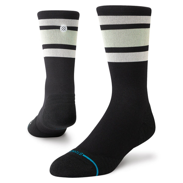 Stance crew socks Boyd Light Black