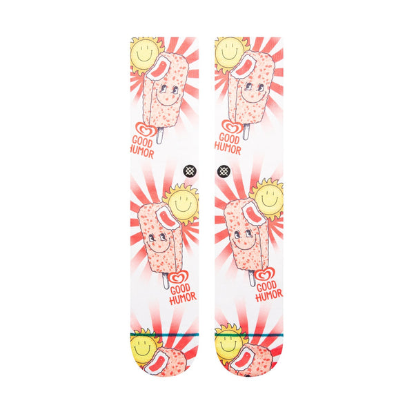 Stance Good Humor Crew Socks Pink A555C23GOO