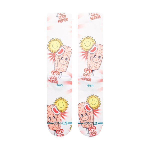 Stance Good Humor Crew Socks Pink A555C23GOO