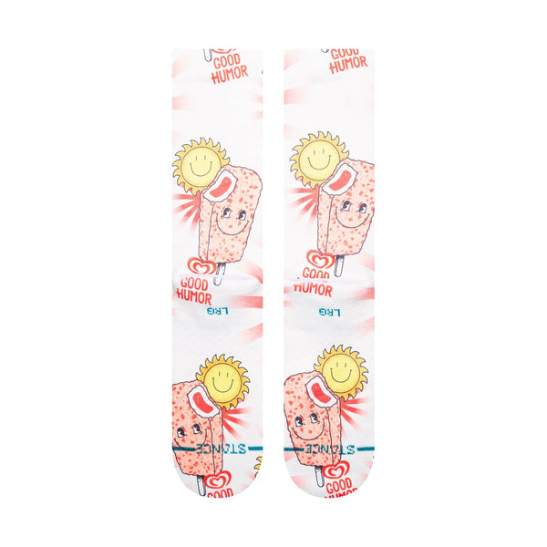 Stance Good Humor Crew Socks Pink A555C23GOO