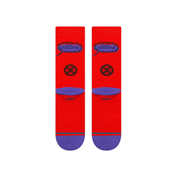 Stance crew socks Marvel Magneto Crew Red