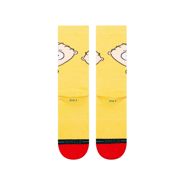 Stance Stewie Crew Sock Yellow