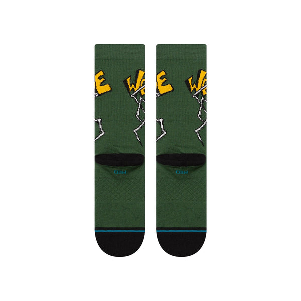 Stance crew socks Welcome Wilbur Crew Green