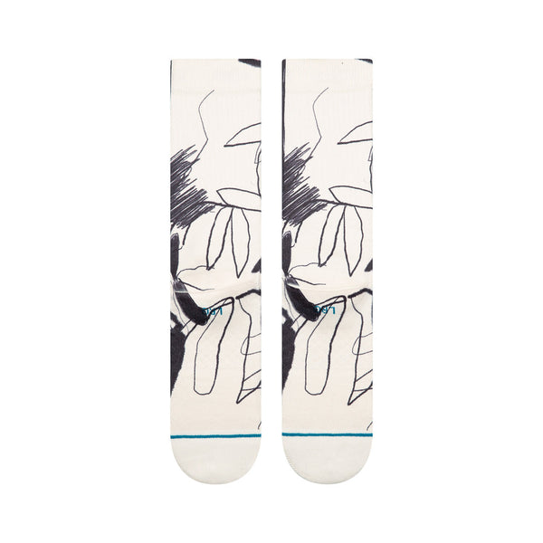 Stance crew sock Art Studio White
