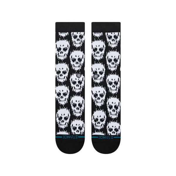 Stance crew sock Static Skull Black