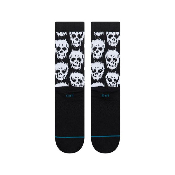 Stance crew sock Static Skull Black
