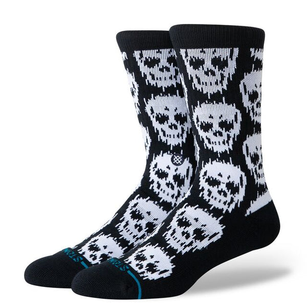 Stance crew sock Static Skull Black