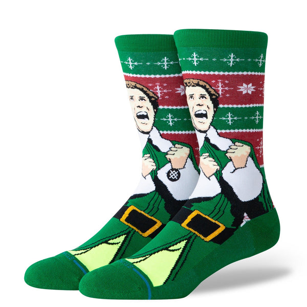 Stance crew sock Cold outside Green