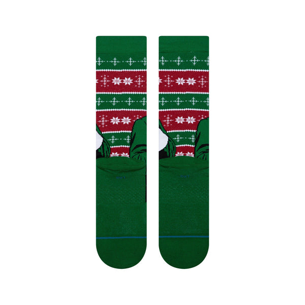 Stance crew sock Cold outside Green