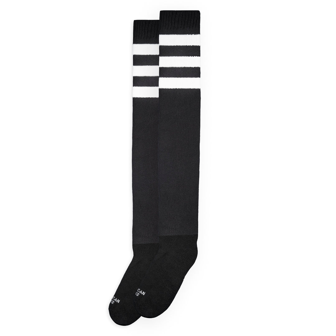 American Socks Back in Black Ultra High One Size Black White