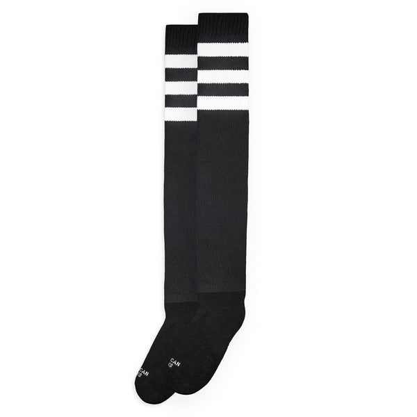 American Socks Back in Black Ultra High One Size Black White