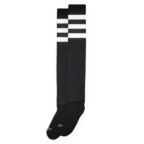 American Socks Back in Black Ultra High One Size Black White