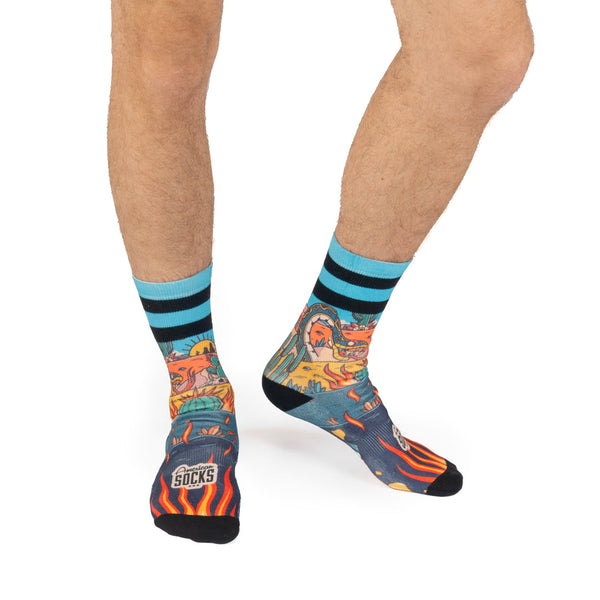 American Socks Rattlesnake Mid High Length Multicolour