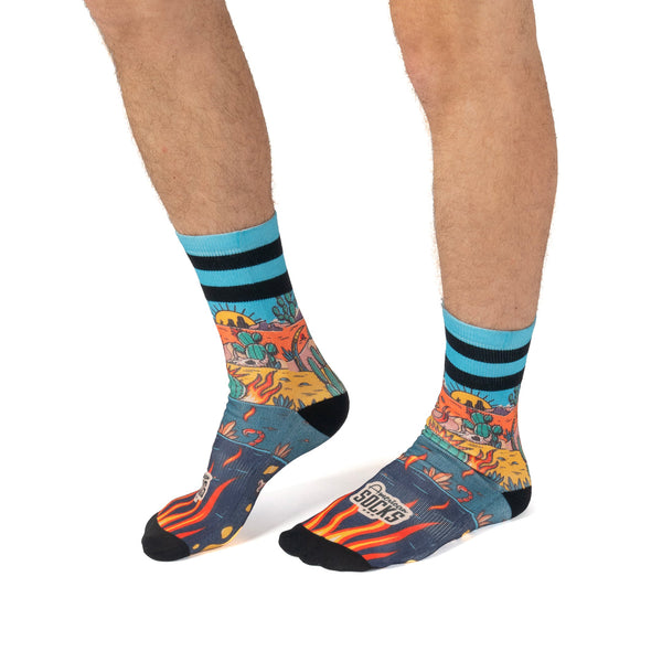 American Socks Rattlesnake Mid High Length Multicolour