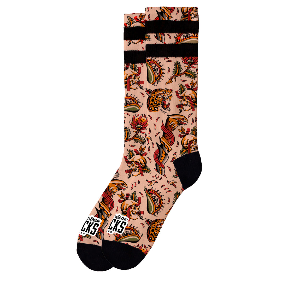 American Socks Renegades Mid High Pink