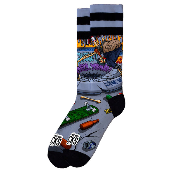 American Socks Thrashpals Mid High Blue