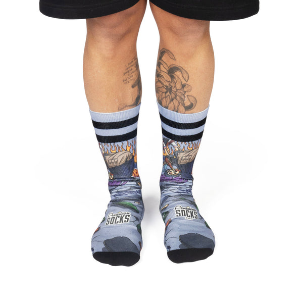 American Socks Thrashpals Mid High Blue