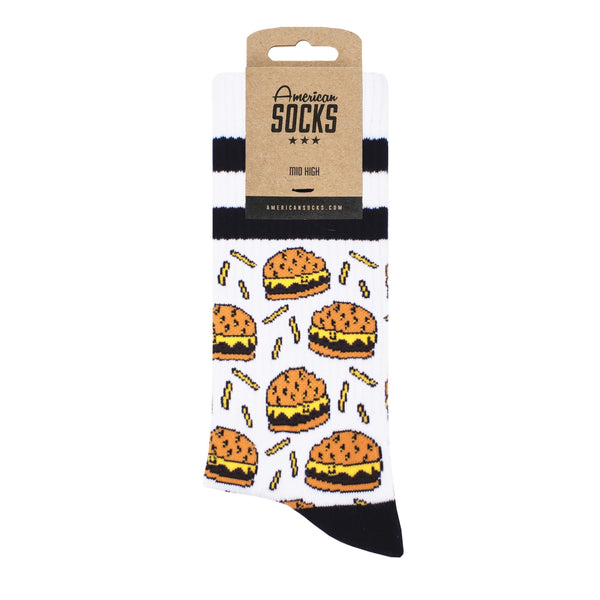 American Sock Burger Mania Mid High One Size