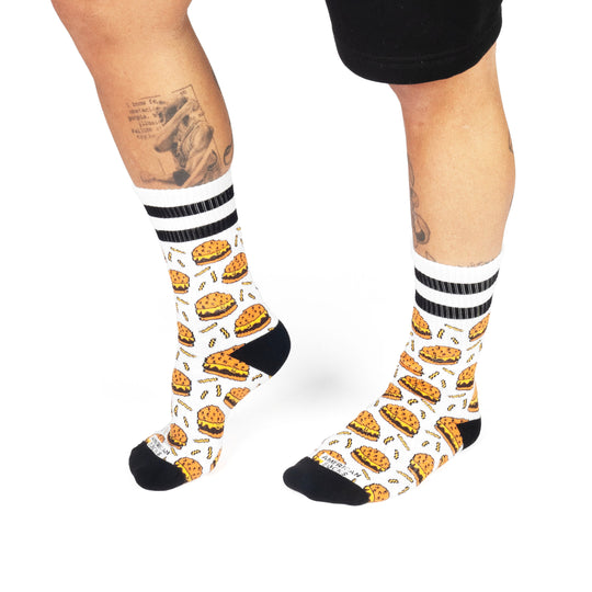 American Sock Burger Mania Mid High One Size