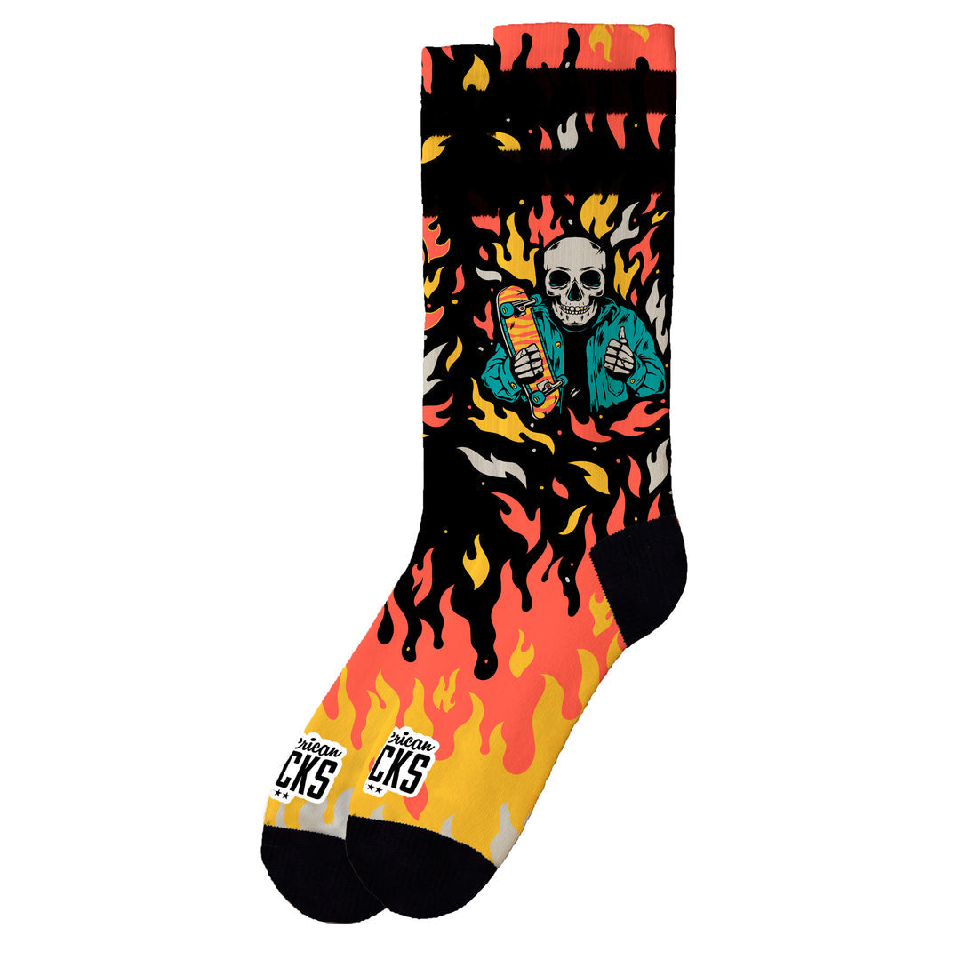 American Socks Welcome to Hell Mid High Multicolour