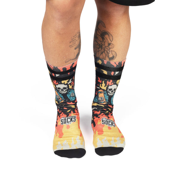 American Socks Welcome to Hell Mid High Multicolour