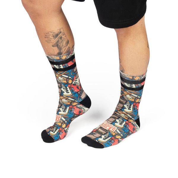 American Socks Signature Rockband Multicolour