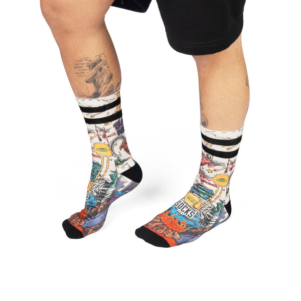 American Socks Black Magic Mid High Length Multicolour