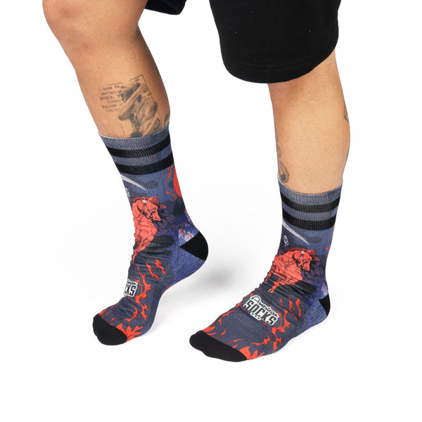 American Socks Reaper Mid High Multicolour