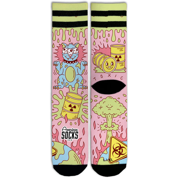 American Socks Radioactive Mid High
