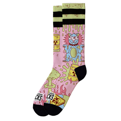 American Socks Radioactive Mid High