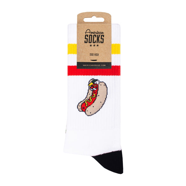 American Socks Hot Hot Dog Mid High One Size
